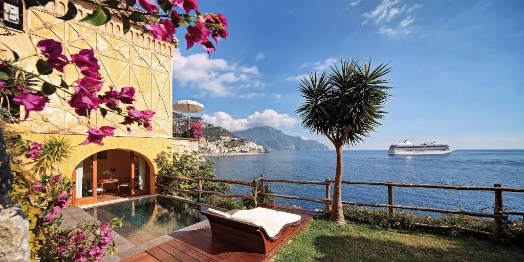Terrace, Hotel Santa Caterina, Naples