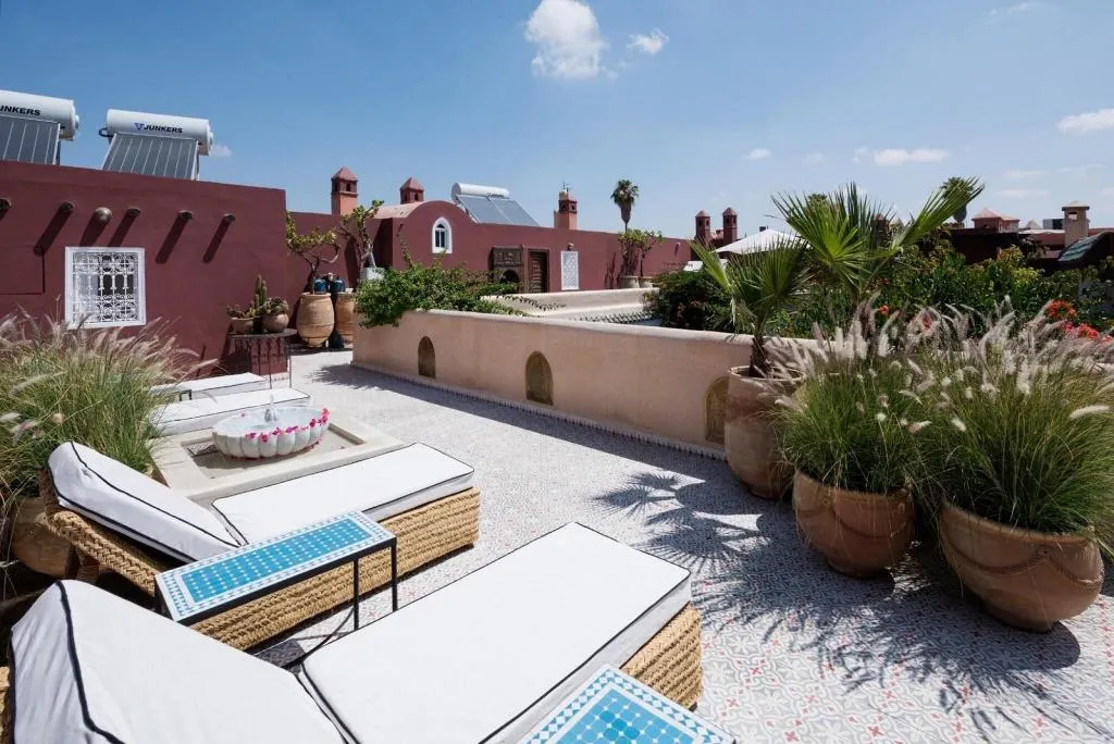 Terrace, Riad Les Yeux Bleus, Marrakech