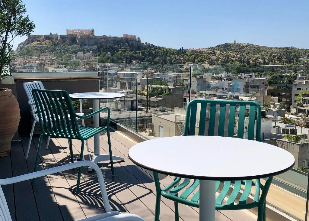 Terrace, Evripides, Athens