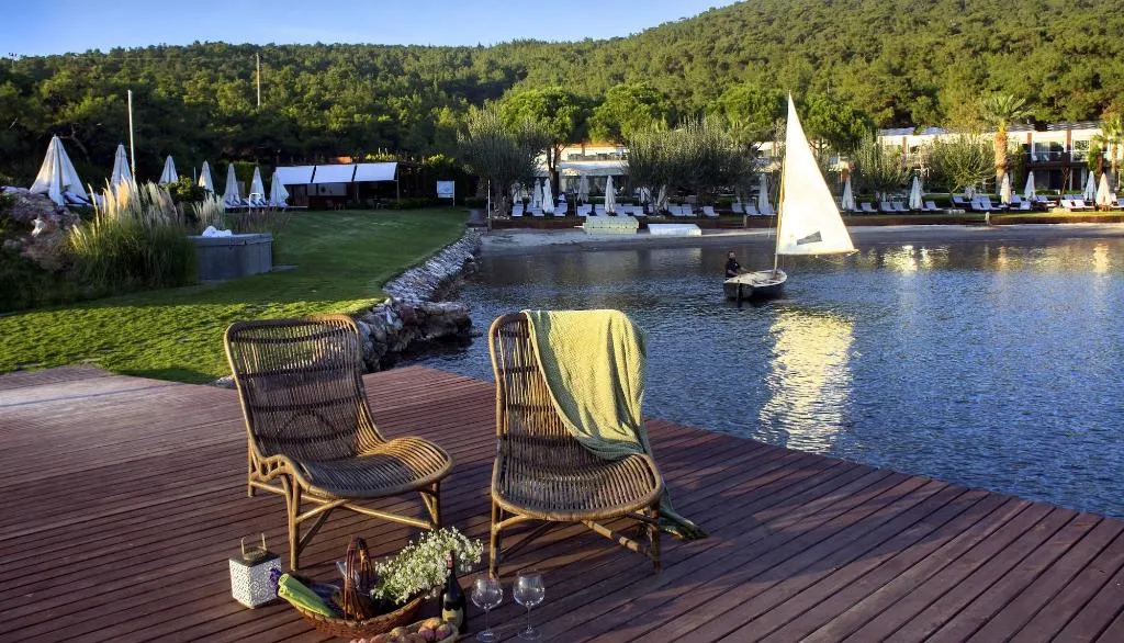 Terrace, Ortunc Hotel Cunda Island, Izmir
