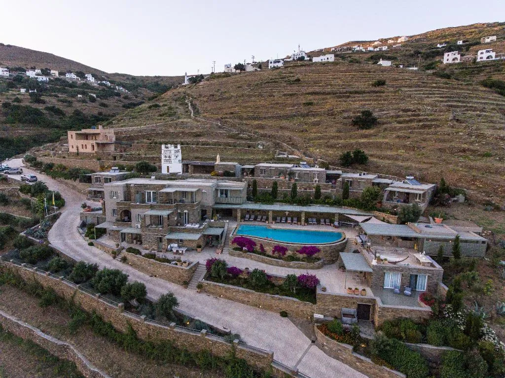 Terrace, Aeolis Tinos Suites, Mykonos