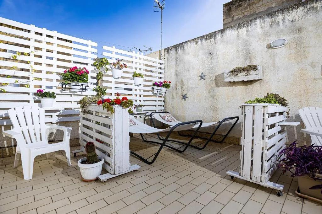 Terrace, Trapani Home, Palermo