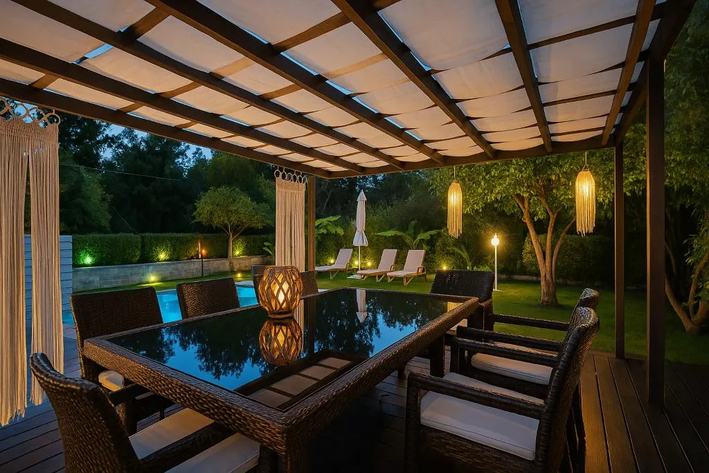 Terrace, Villa Small Paradise, Rhodes