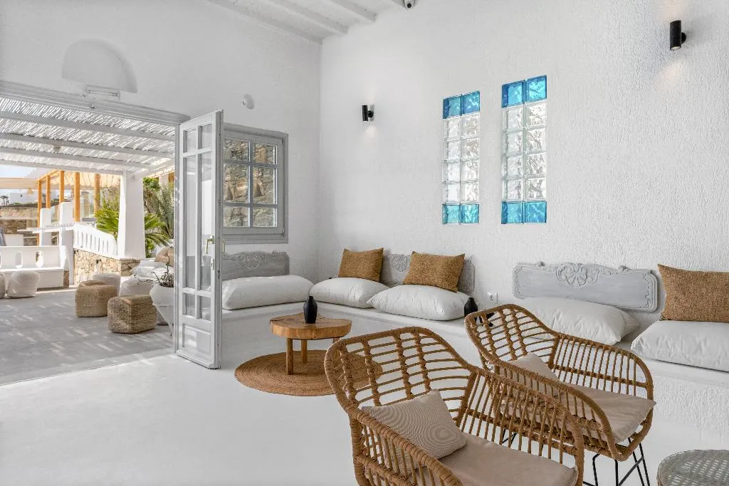 Lobby, Penelope Village by Mr and Mrs White, Mykonos