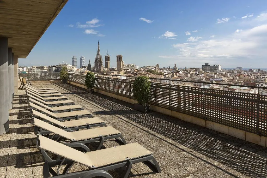 Terrace, Citadines Ramblas Barcelona, Barcelona
