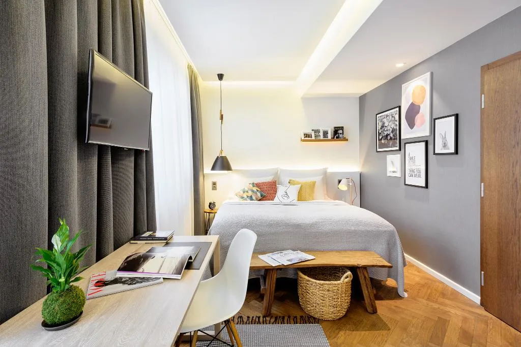 Double or Twin SUPERIOR WITH TERRACE Room, Mosaic House Design Hotel Prague, Prague
