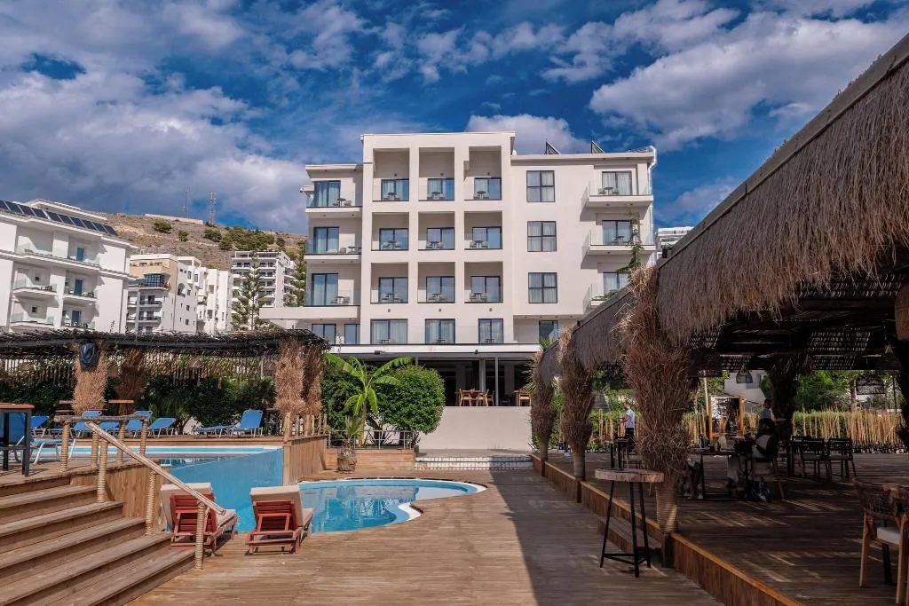 General view, Grand Hotel Saranda, Southern Albania