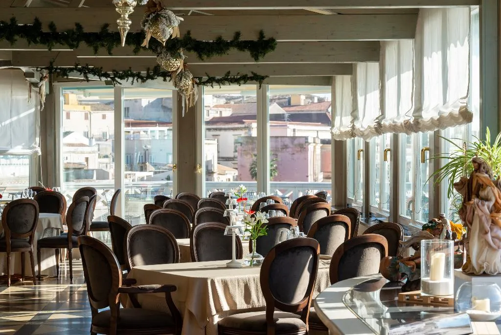 Restaurant, Grand Hotel Ortigia, Catania
