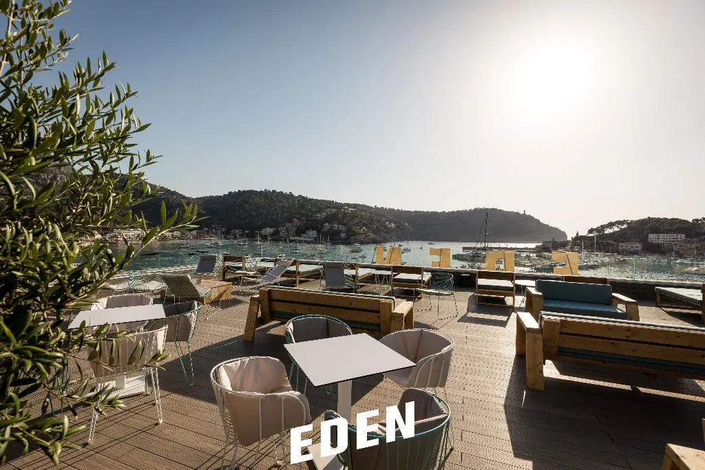Terrace, Hotel Eden Soller, Majorca