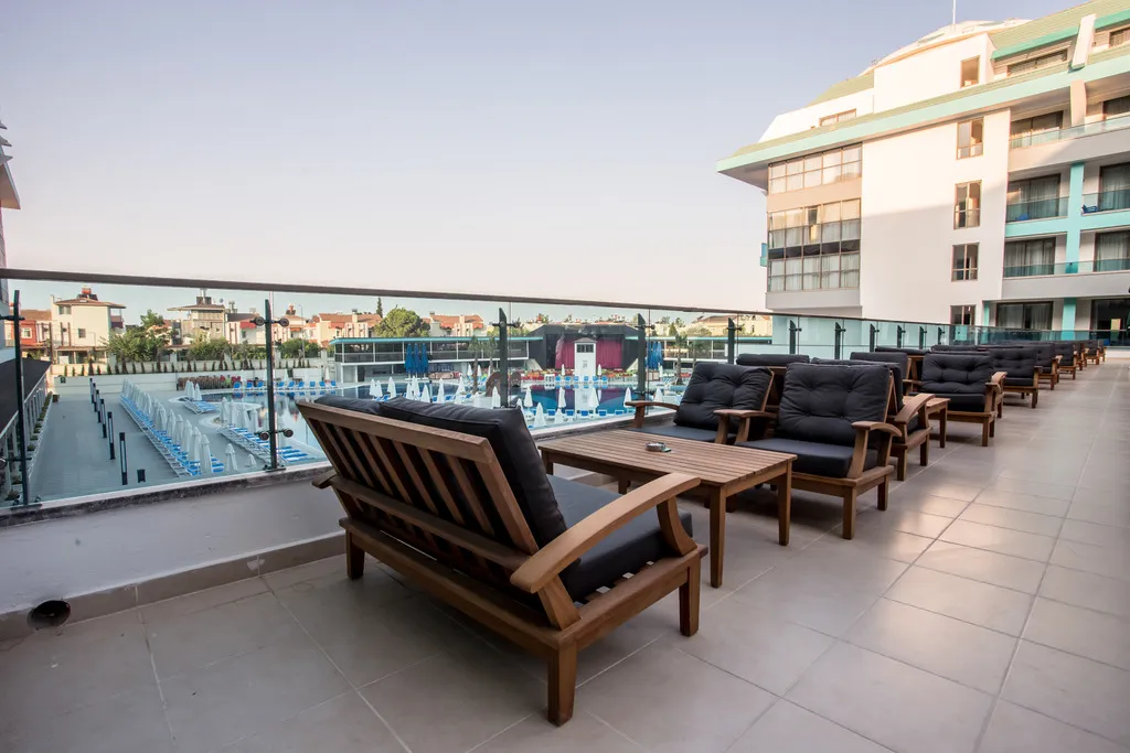 Terrace, Sensitive Premium Resort & Spa, Antalya