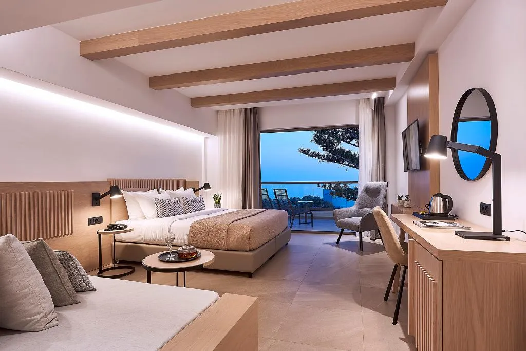JUNIOR SUITE SEA VIEW Room, Coriva Beach Hotel & Bungalows by chc group, Crete
