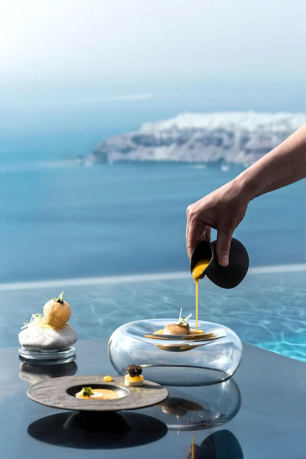 Restaurant, West East Suites, Santorini