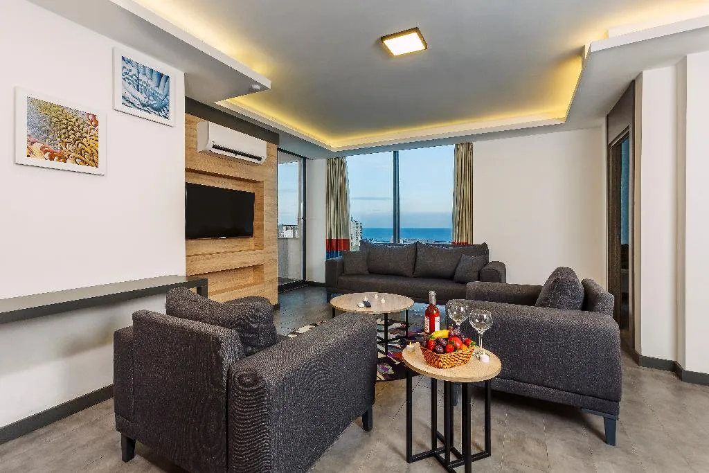 SUITE DELUXE SEA VIEW WITH BALCONY Room, Optimum Luxury Hotel & Spa, Antalya