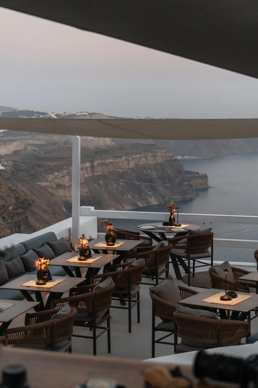 Restaurant, Aqua Luxury Suites, Santorini