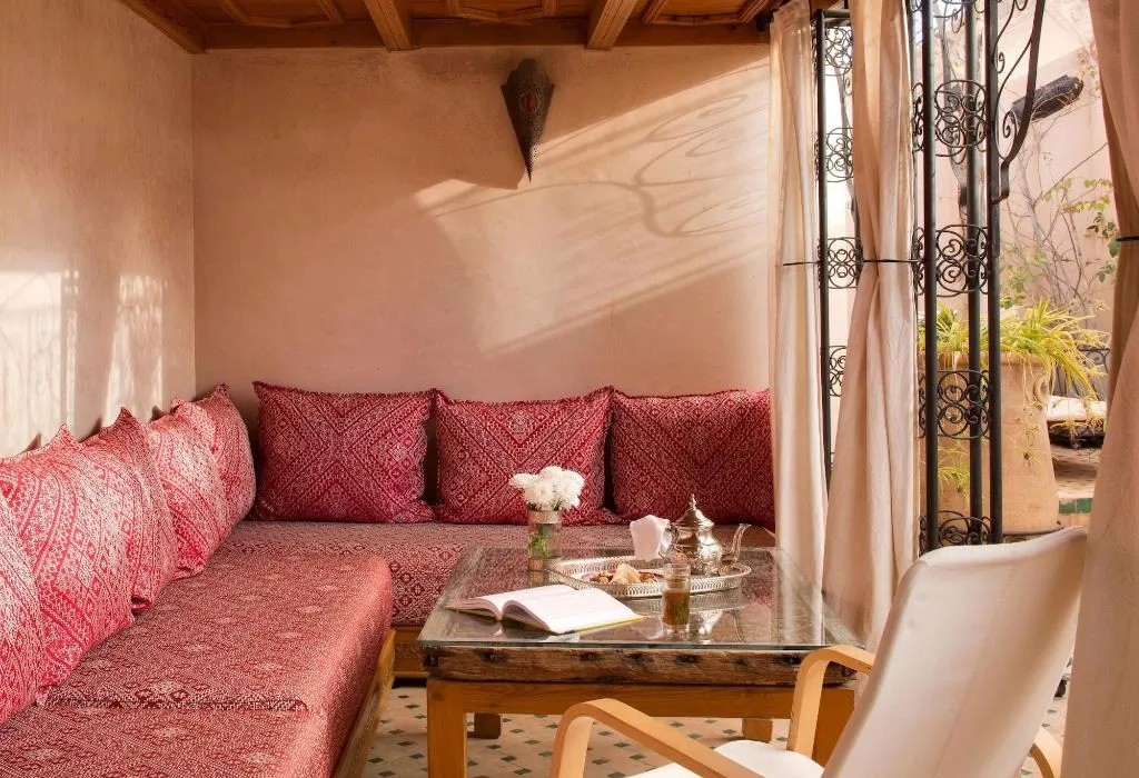 Lobby, Riad Sidi Benslimane, Marrakech