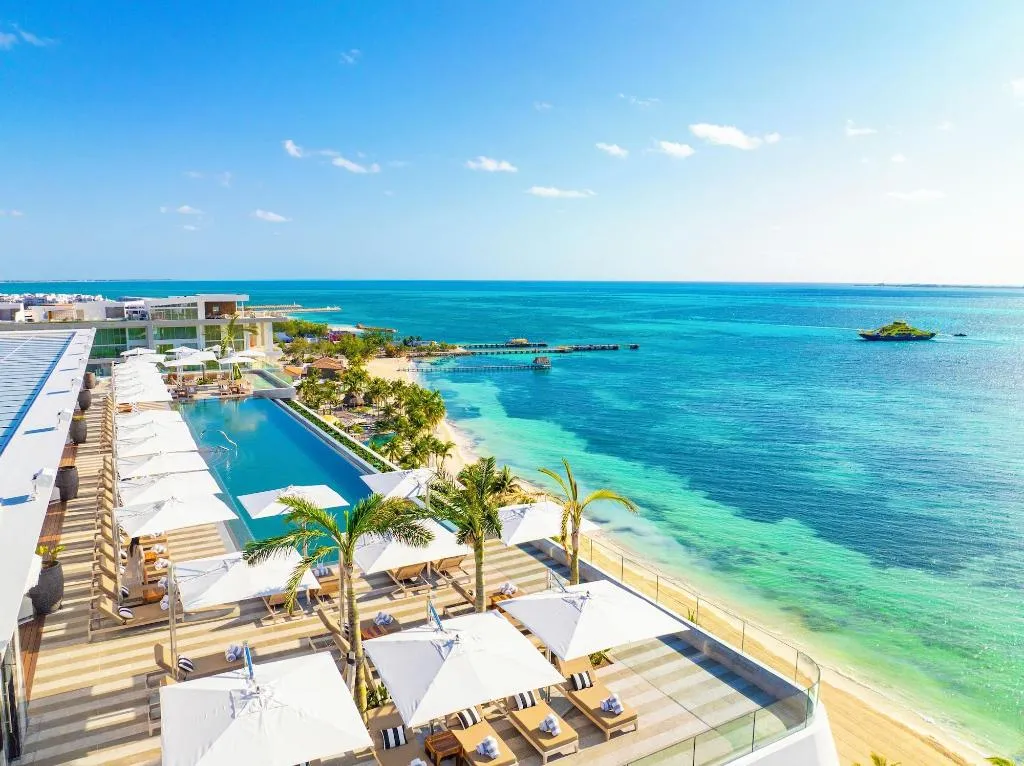 Terrace, Hotel Mousai Cancun Ocean Front Adults Only, Cancun Area