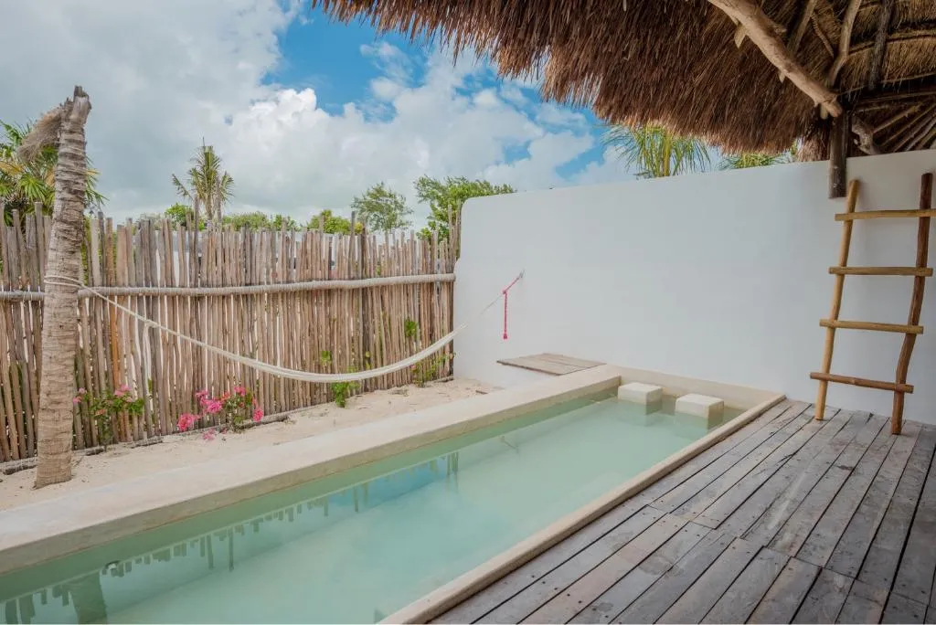FAMILY ROOM DELUXE GARDEN VIEW Room, Punta Blanca Beachfront Boutique Hotel, Cancun Area