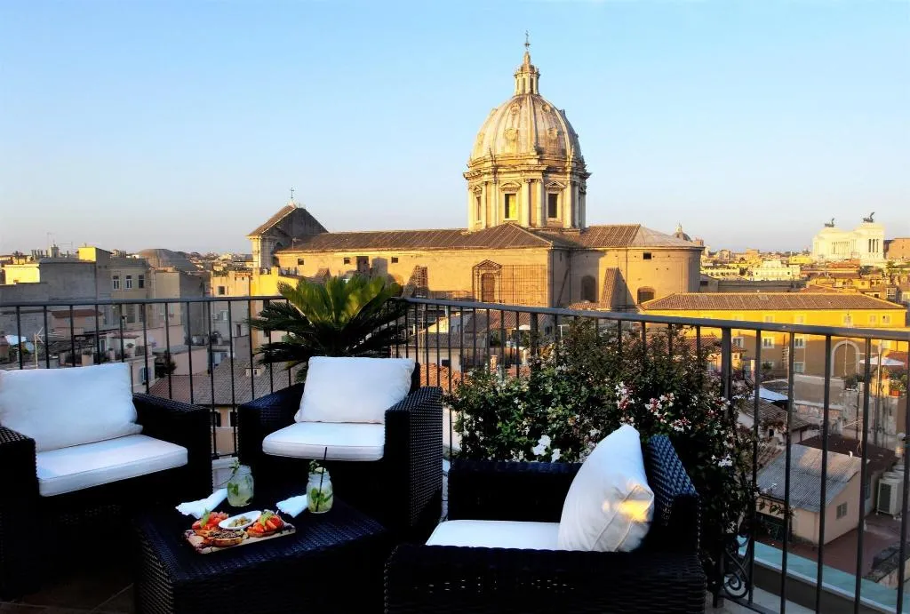 Terrace, Boutique Hotel Campo de Fiori, Rome