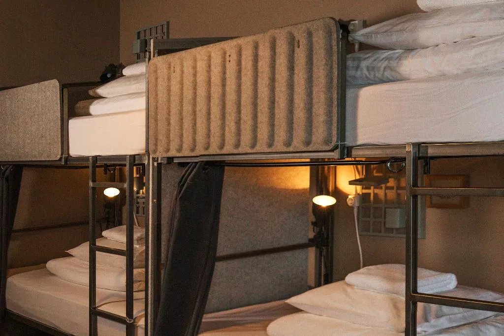 Bed in dormitory BUNK BED WITH SHARED BATHROOM Room, Kex Hostel, Reykjavik