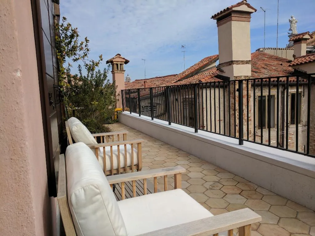 Terrace, Palazzo Venart Luxury Hotel, Venice