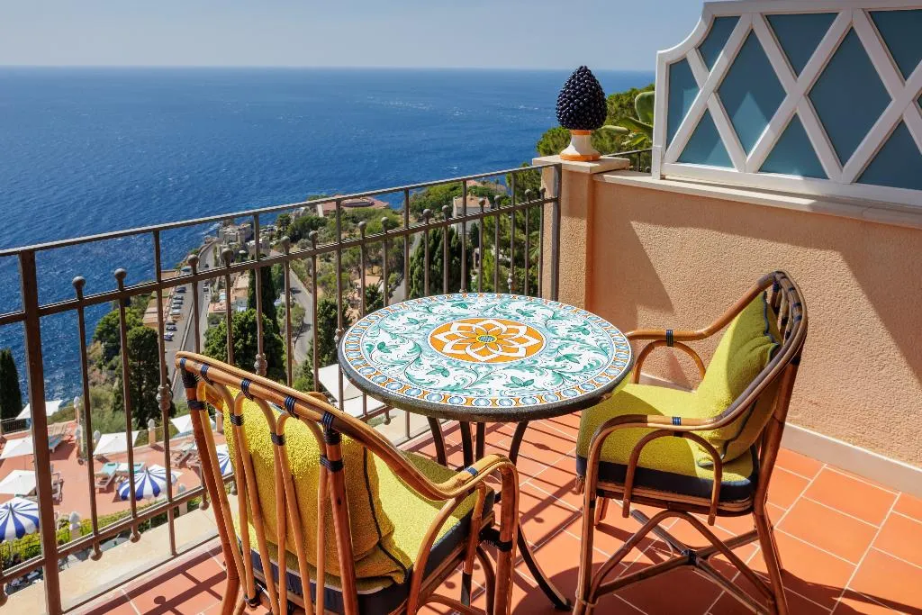 DOUBLE DELUXE WITH BALCONY Room, Grand Hotel San Pietro, Taormina
