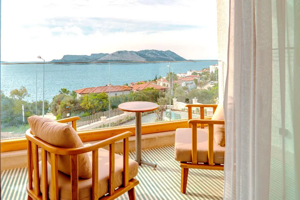 DOUBLE DELUXE SEA VIEW Room, Novva Hotels,Kaş, Dalaman