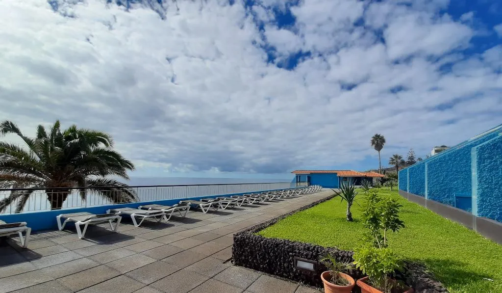 Terrace, Hotel Roca Mar, Madeira