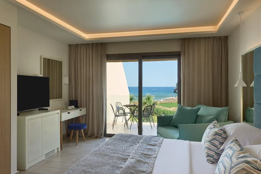 DOUBLE PARTIAL SEA VIEW Room, Atlantica Aegean Blue, Rhodes