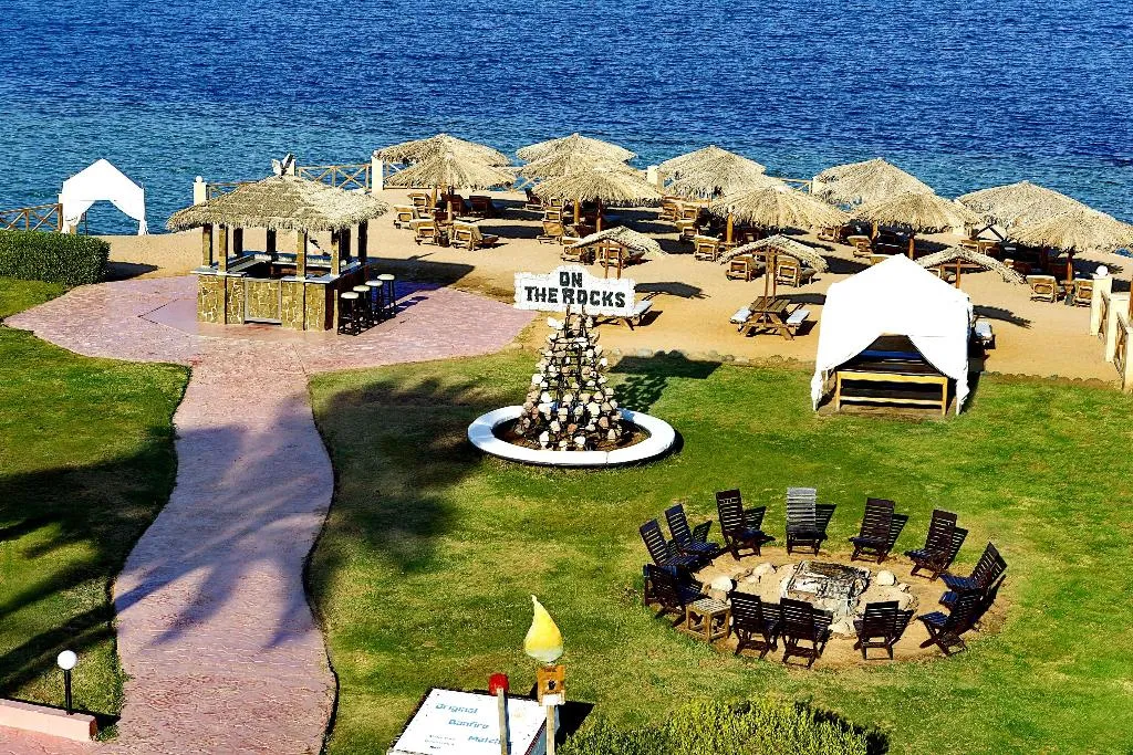 Terrace, Safir waterfalls resort, Red Sea Riviera