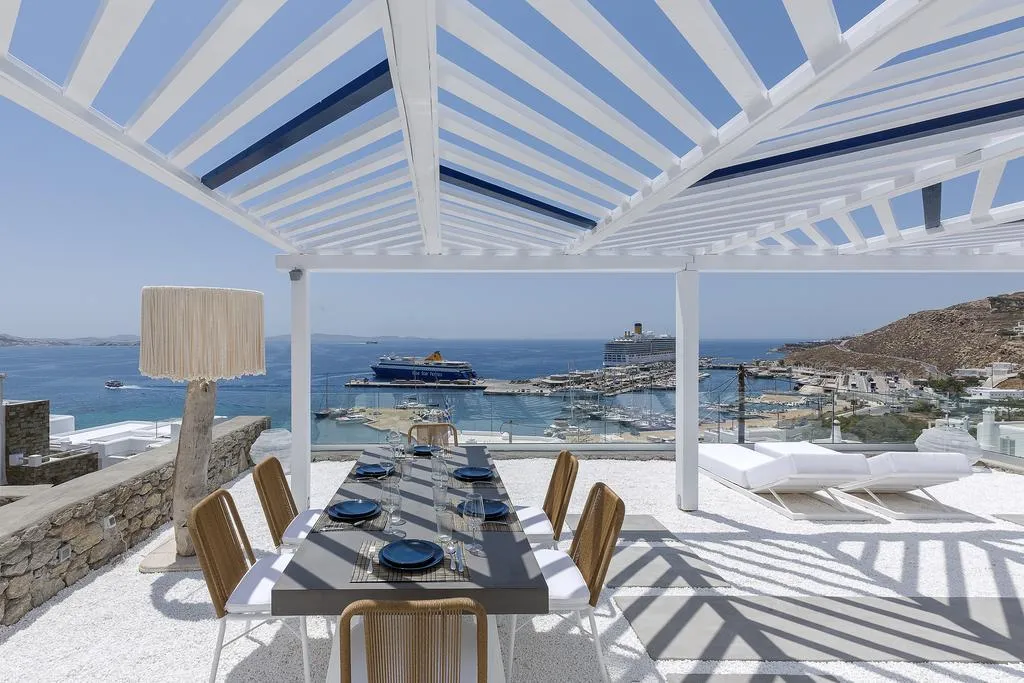 VILLA THREE BEDROOMS Room, Sea Line Villas, Mykonos