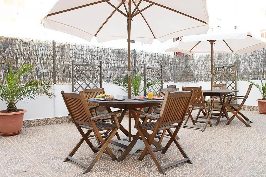 Terrace, Europa Punico Hostal, Ibiza