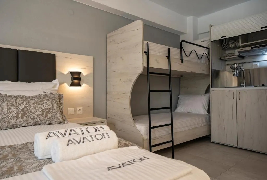 TRIPLE KING BED ONE BEDROOM  Room, Avaton Luxury Resort  And Spa Access The Enigma, Thessaloniki