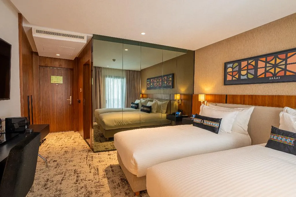 TWIN DELUXE TWO BEDROOM Room, Braat Hotel, Rabat