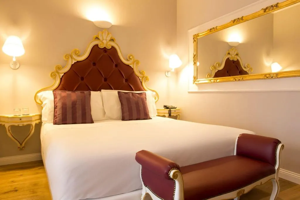 DOUBLE QUEEN SIZE BED Room, Art Hotel Villa Agape, Florence