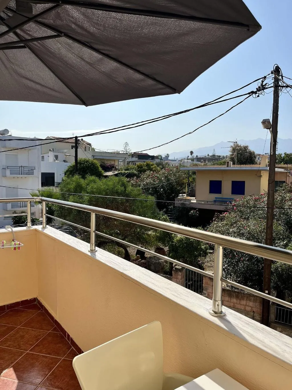 Terrace, Iolkos Hotel Apartments, Crete
