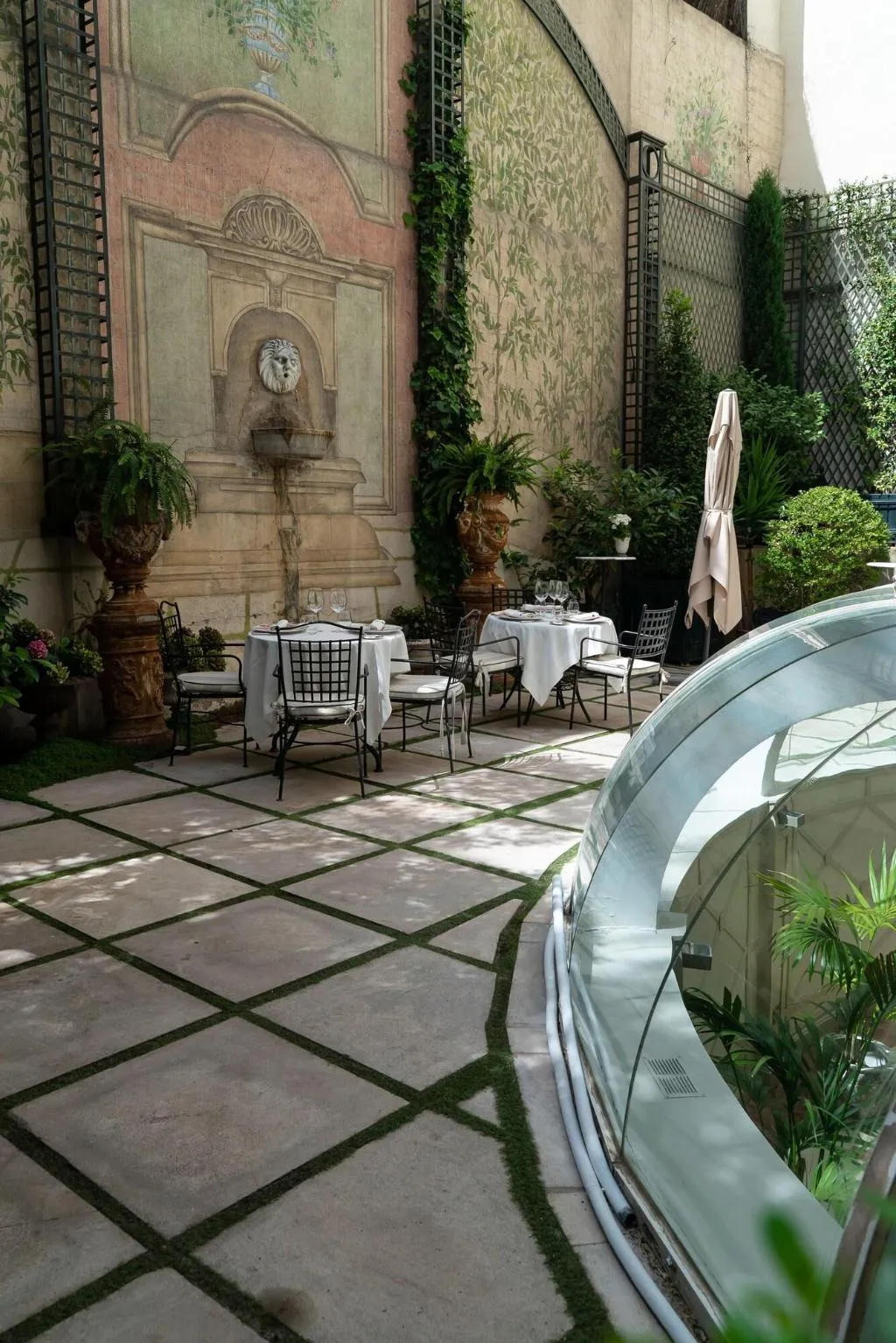 Terrace, Relais & Chateaux Orfila, Madrid