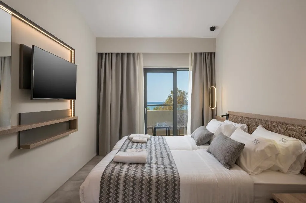 DOUBLE SEA VIEW Room, Mare Village Hotel, Crete