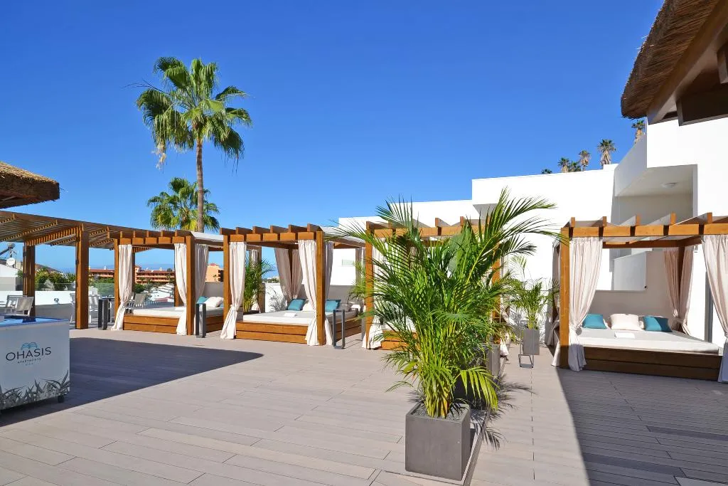 Terrace, Ohasis Apartments, Tenerife