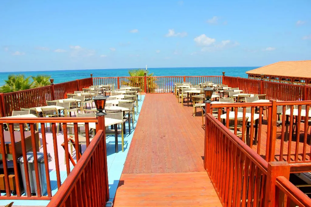 Terrace, White Olive Elite Rethymno, Crete