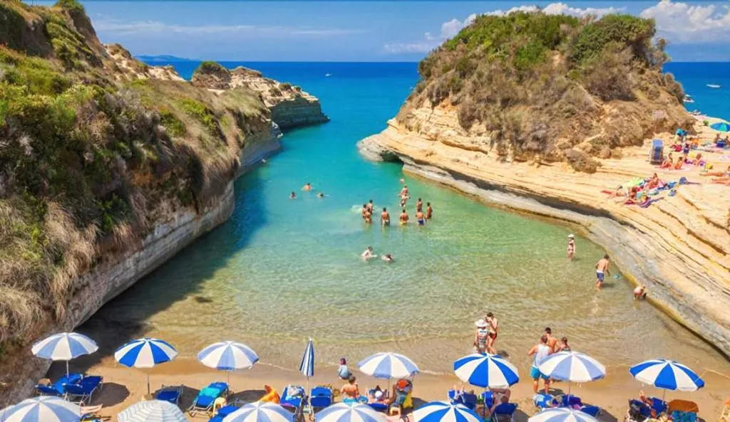 Beach, Riposo Studios & Apartments, Corfu
