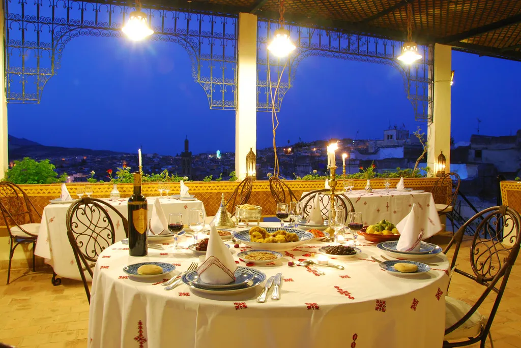 Terrace, Dar el Ghalia, Fez
