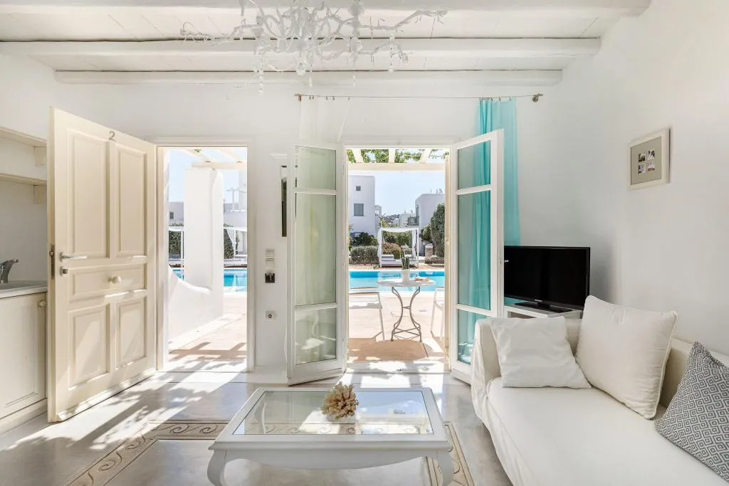 JUNIOR SUITE WITH DOUBLE BED Room, Corfos Hotel, Mykonos