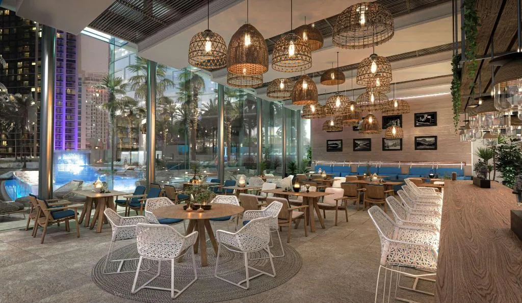 Restaurant, Address Beach Resort, Dubai