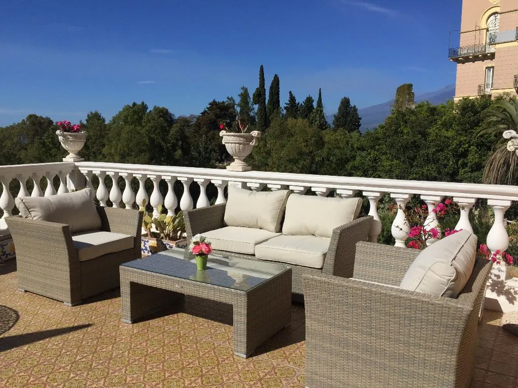 Terrace, Villa Riis, Taormina