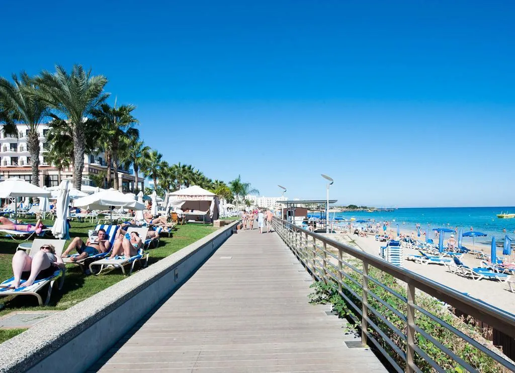 Beach, Vrissiana Beach Hotel, Cyprus