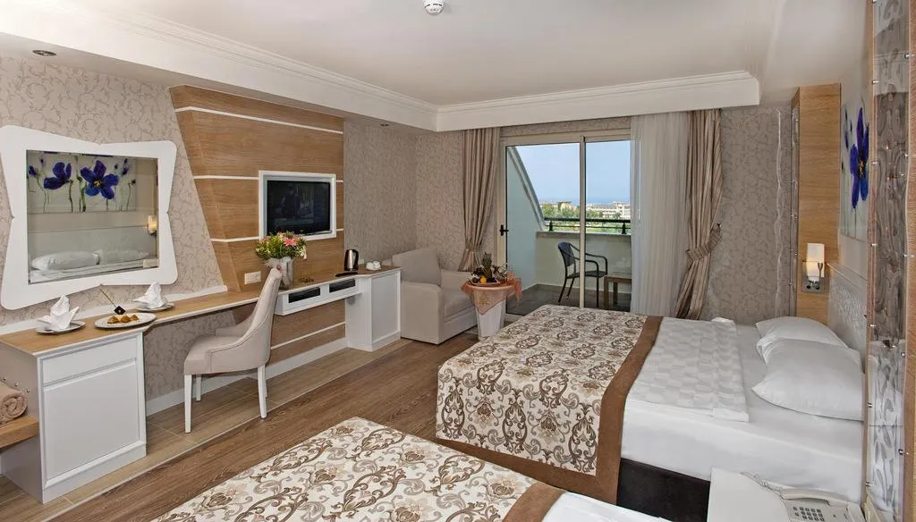 DOUBLE SINGLE USE SIDE SEA VIEW Room, Crystal Sunset Pearl Collection, Antalya