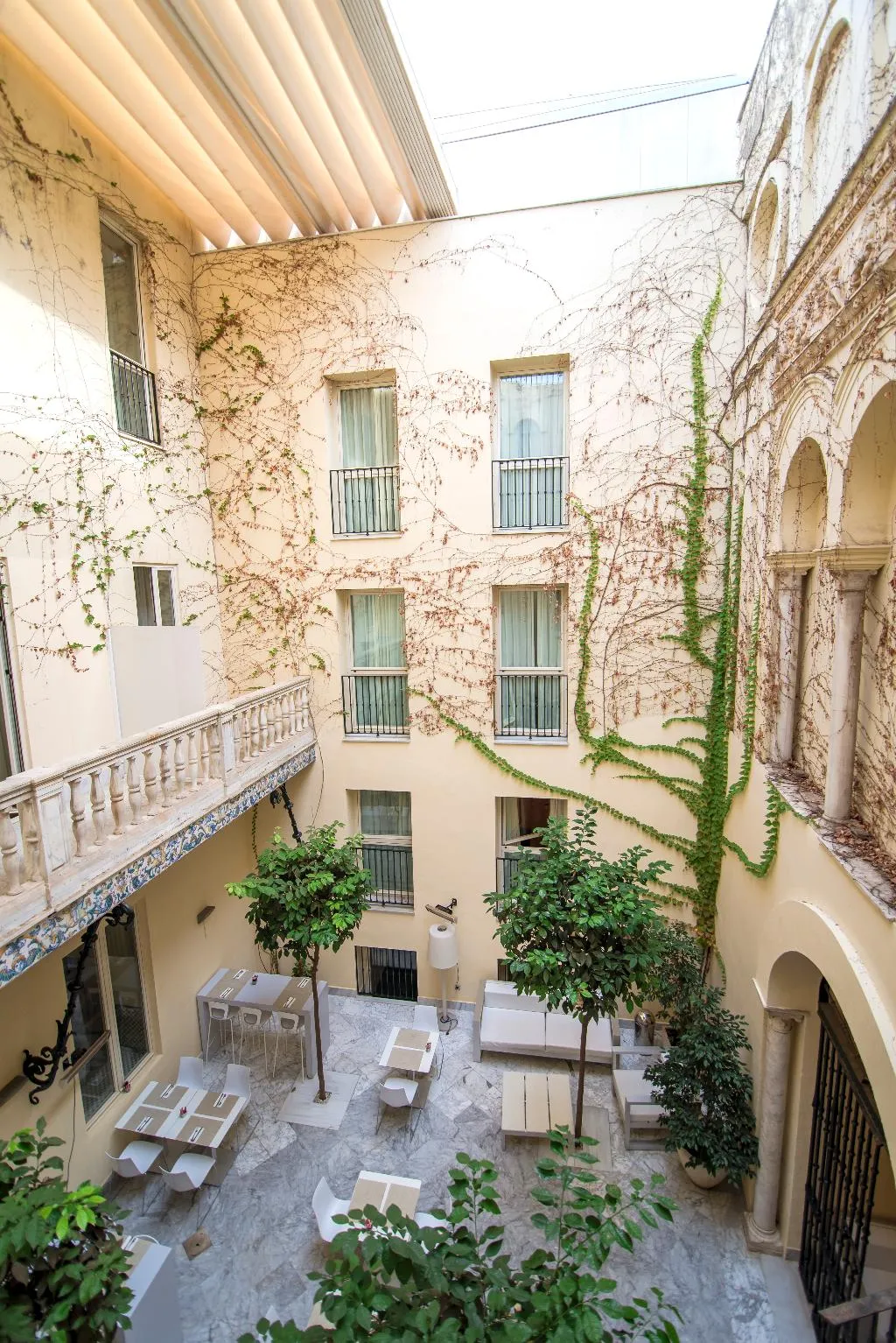 Terrace, Petit Palace Santa Cruz, Seville