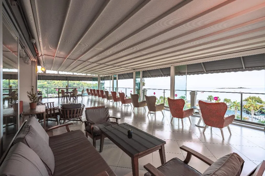 Terrace, Justiniano Deluxe Resort Hotel, Antalya