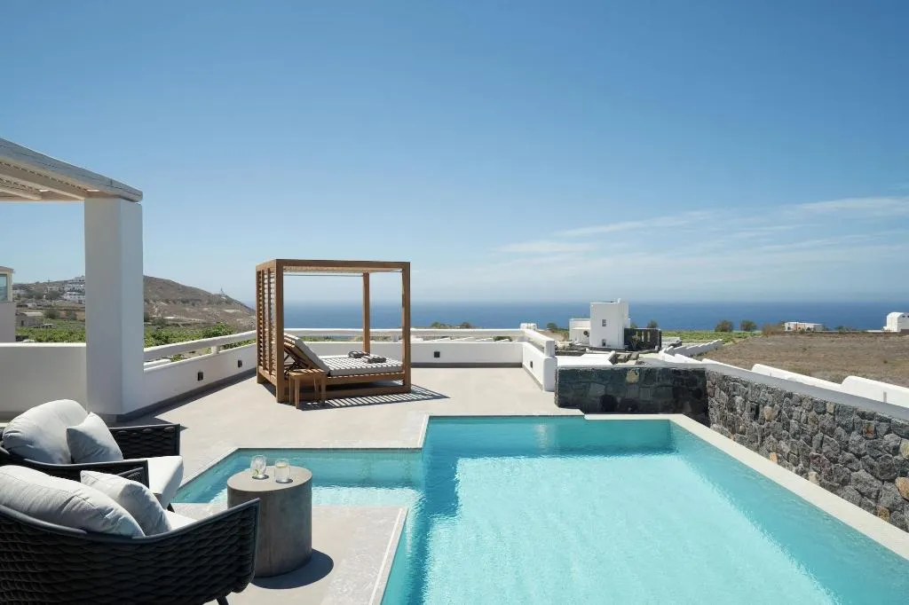 General view, La Ponta Villas, Santorini