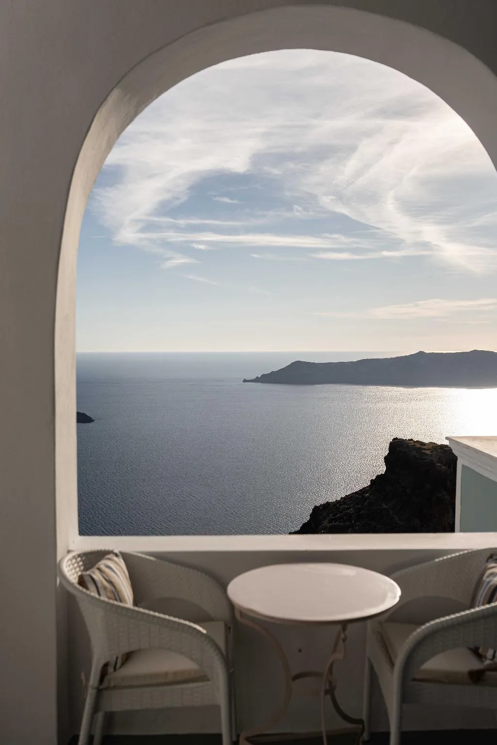 General view, La Roka Cliffside Memories, Santorini